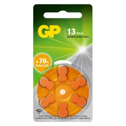 Hörapparatsbatteri GP ZA 13/PR48