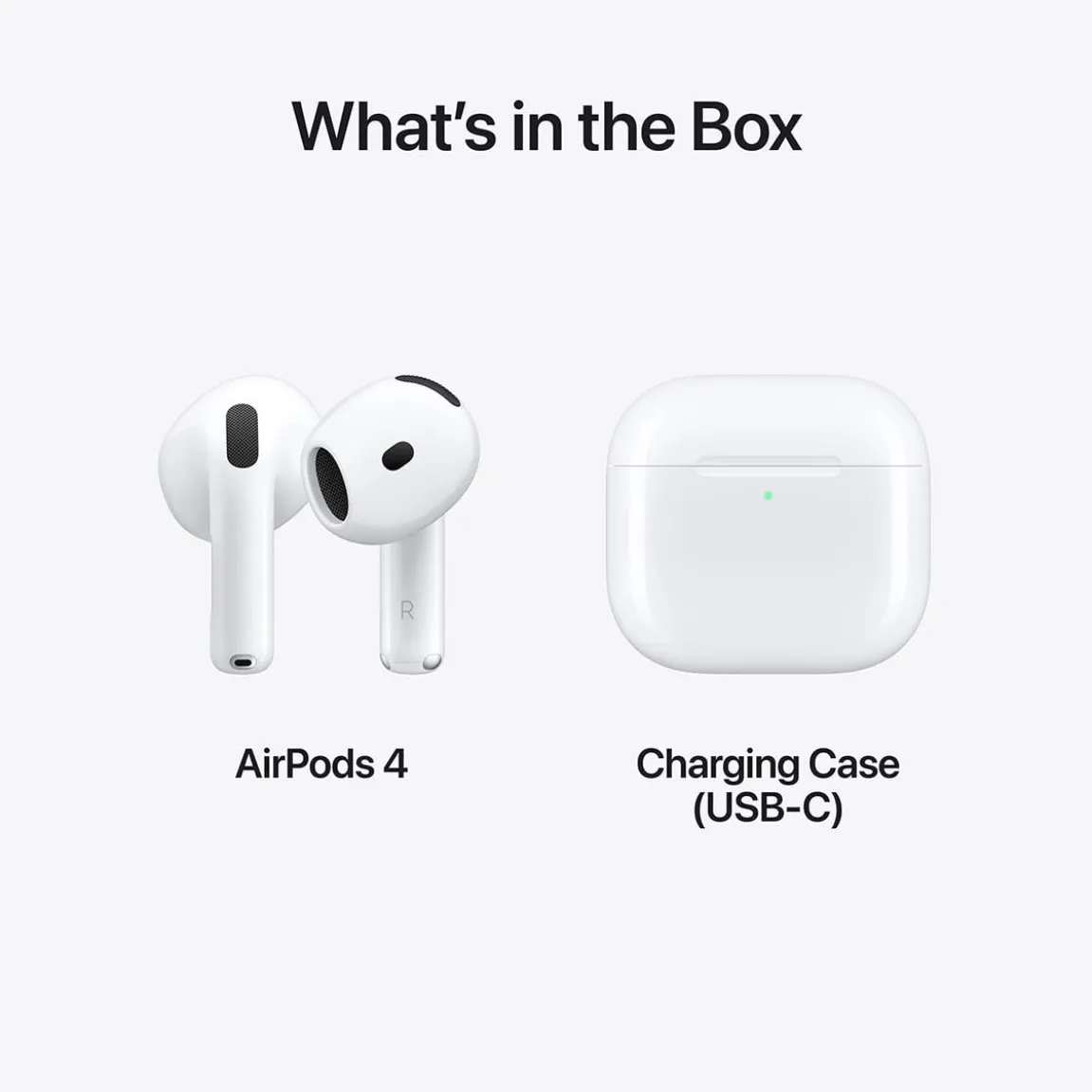 Hörlurar Apple AirPods 4 Med Laddningsetui USB-C