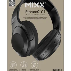 Hörlurar Mixx Over-Ear Trådlös C1 Svart