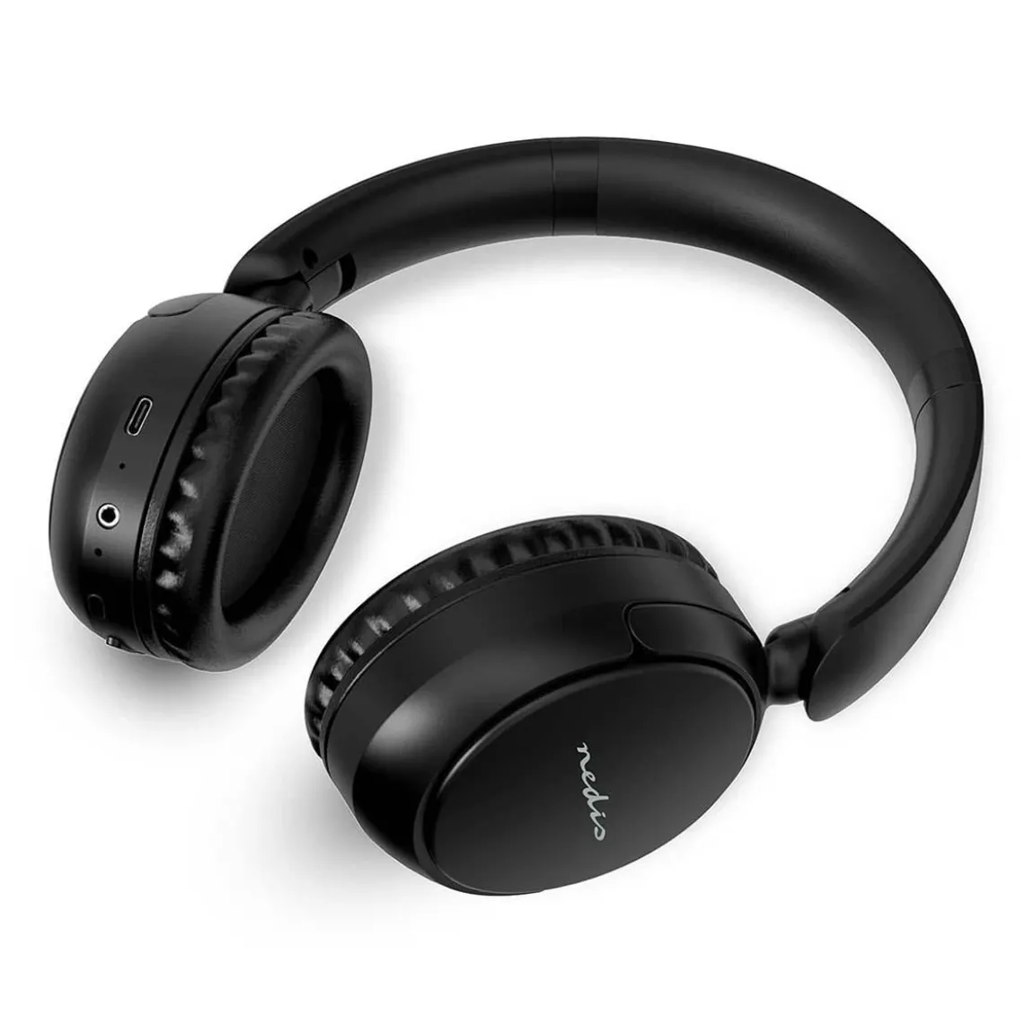 Hörlurar Nedis Trådlösa Over-Ear Svart