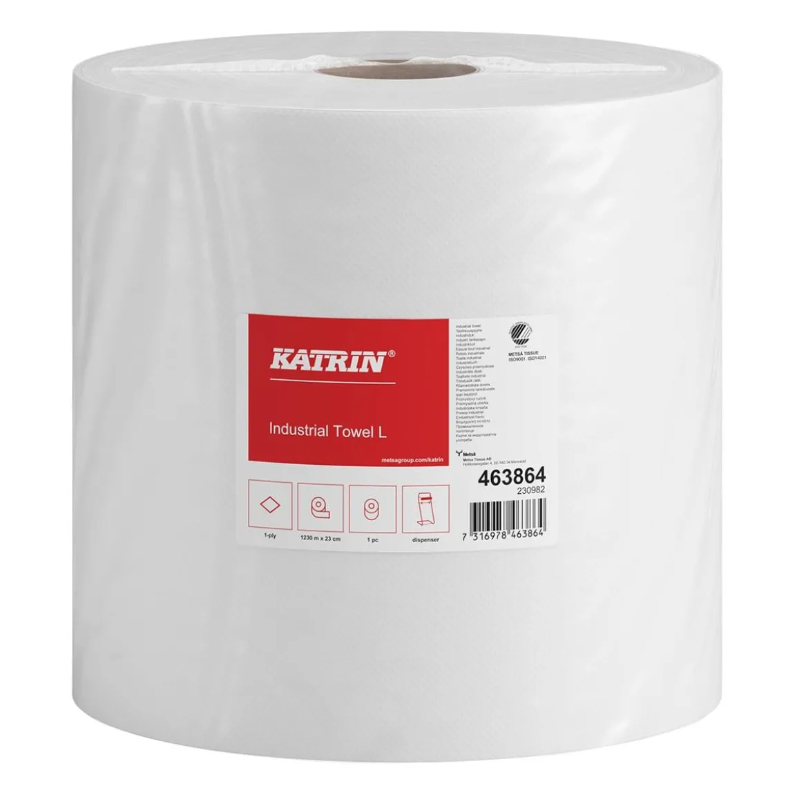 Industrirulle Katrin Classic L Natur 230mm x 1230m