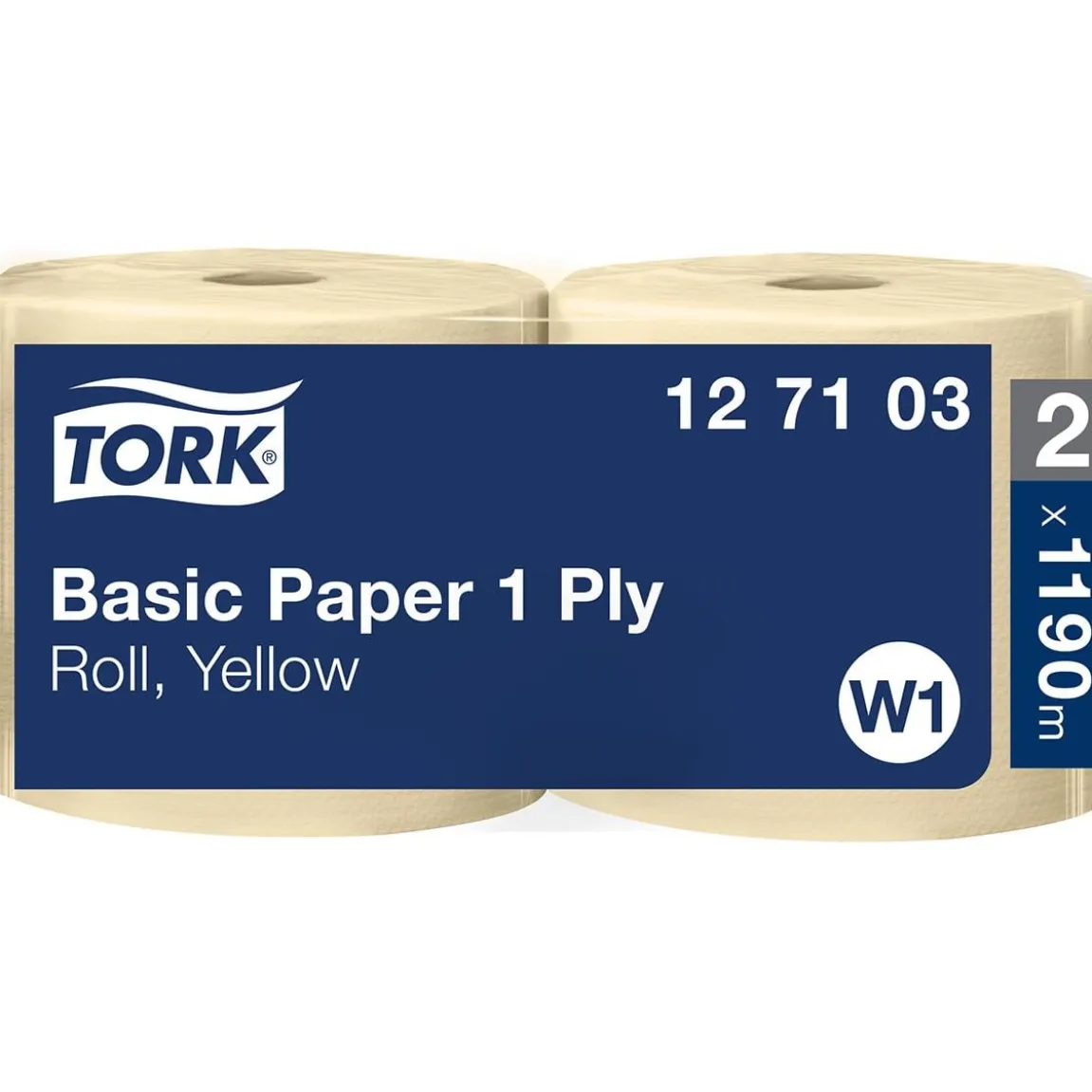 Industrirulle Tork W1 Basic 1-lg Gul 235mm x 1190m
