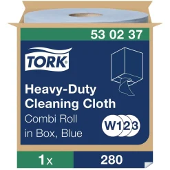 Industrirulle Tork W1/2/3 Kraft 1-lg Blå 320mm x 106m
