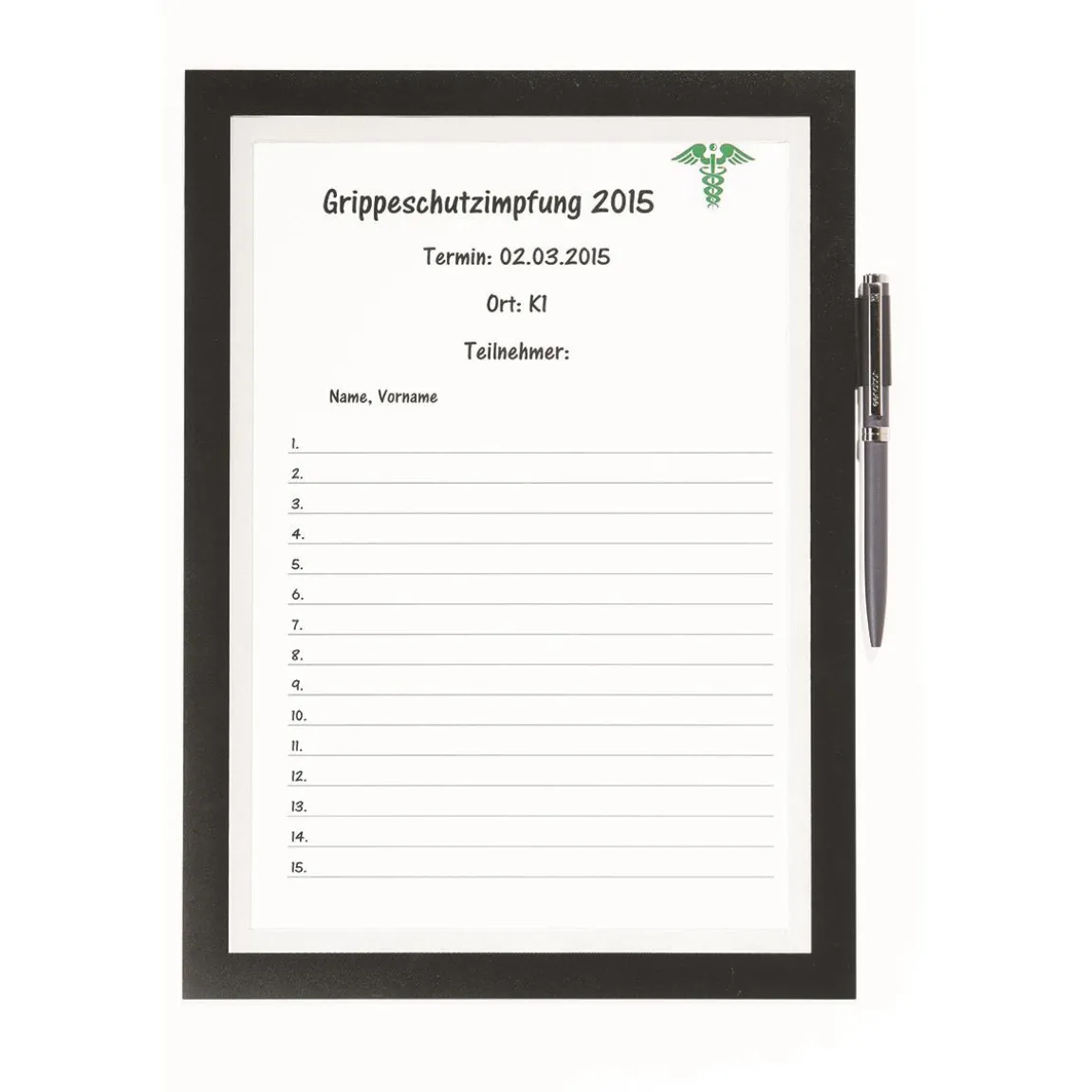 Inforam Duraframe Note Svart A4