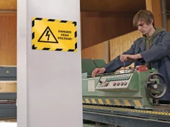 Inforam Duraframe Självhäftande Security Gul/Svart A4