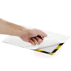 Inforam Duraframe Självhäftande Security Gul/Svart A4