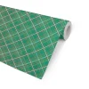Julpapper Tartan, green 57cm x 100m