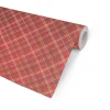 Julpapper Tartan, red 57cm x 100m