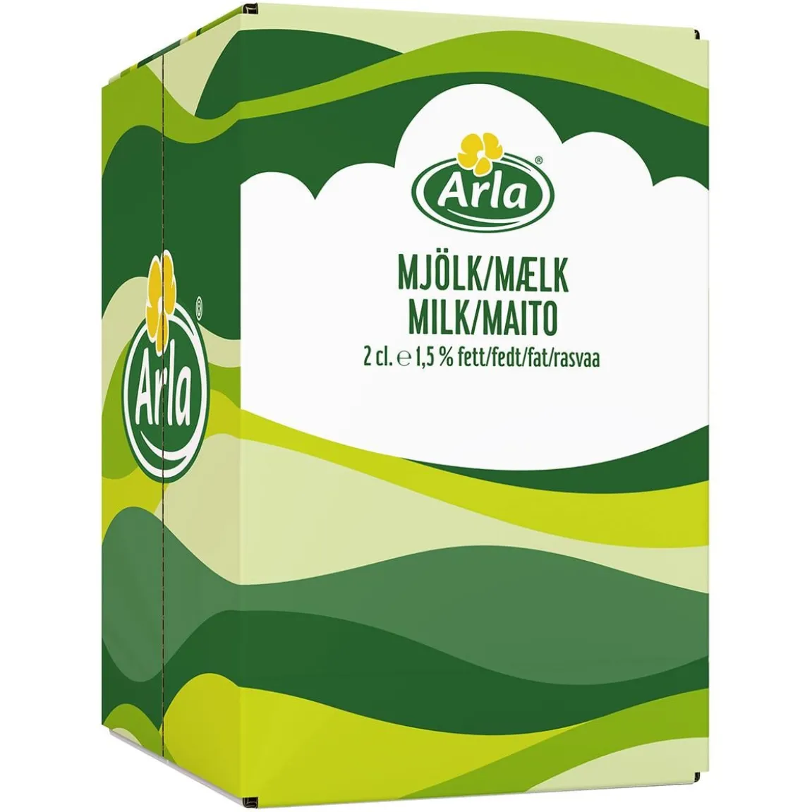 Kaffemjölk Arla 1,5% 2cl