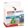 Kardborreband Tesa On & Off Dubbelhäftande Vit 20mm x 2,5m