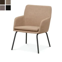 Karmstol inoff Solo Helklädd Beige/Svart