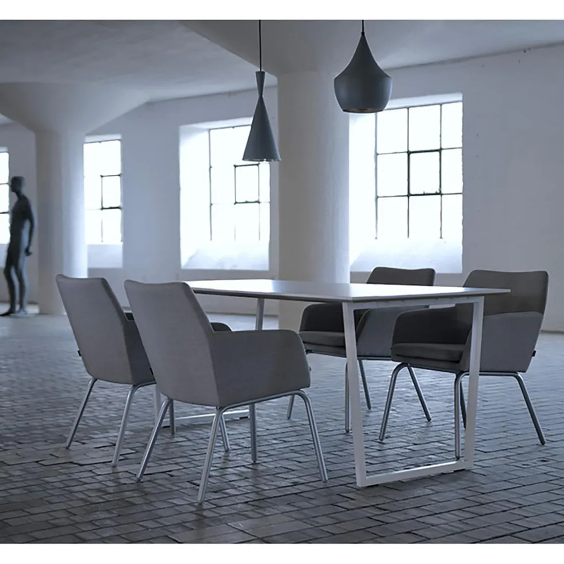 Karmstol inoff Solo Helklädd Beige/Svart