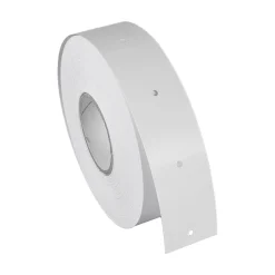 Kartongetikett med hål vit 40x50 mm