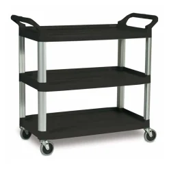 Köksvagn 3 Hyllplan Svart 1080x500x960mm