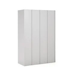Klädskåp Click 2-dörr x 3 modul Mörkgrå 1800x1200x500mm