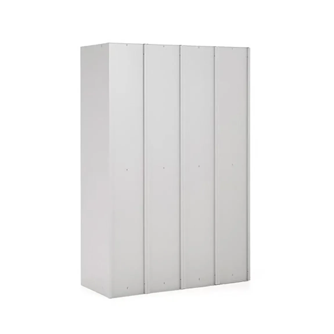 Klädskåp Click 2-dörr x 3 modul Mörkgrå 1800x1200x500mm