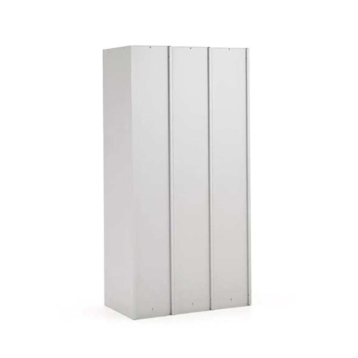 Klädskåp Click 1-dörr x 3 modul Mörkgrå 1800x900x500mm