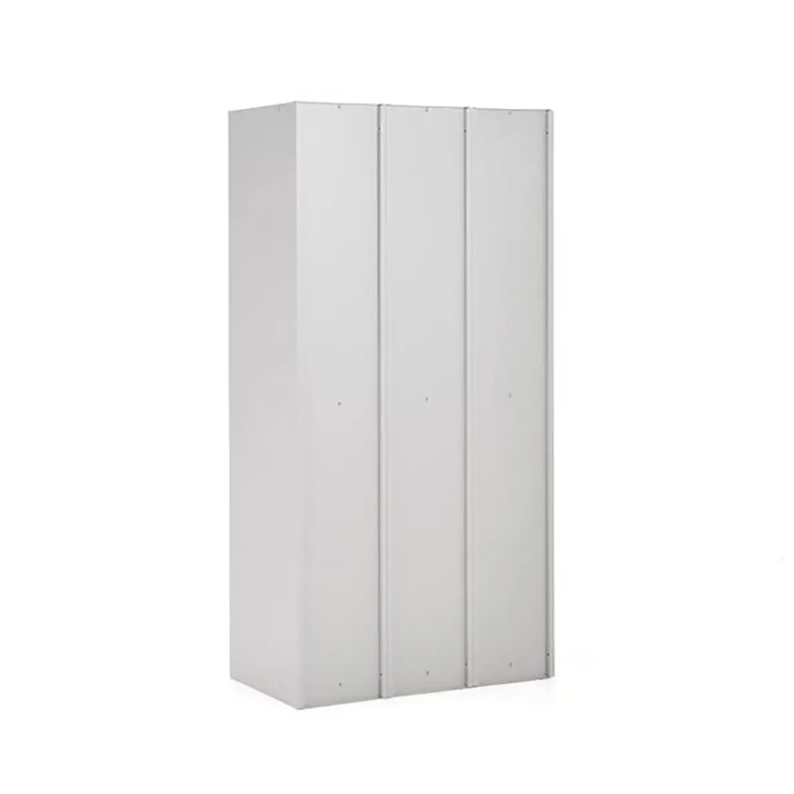 Klädskåp Click 2-dörr x 3 modul Mörkgrå 1800x900x500mm