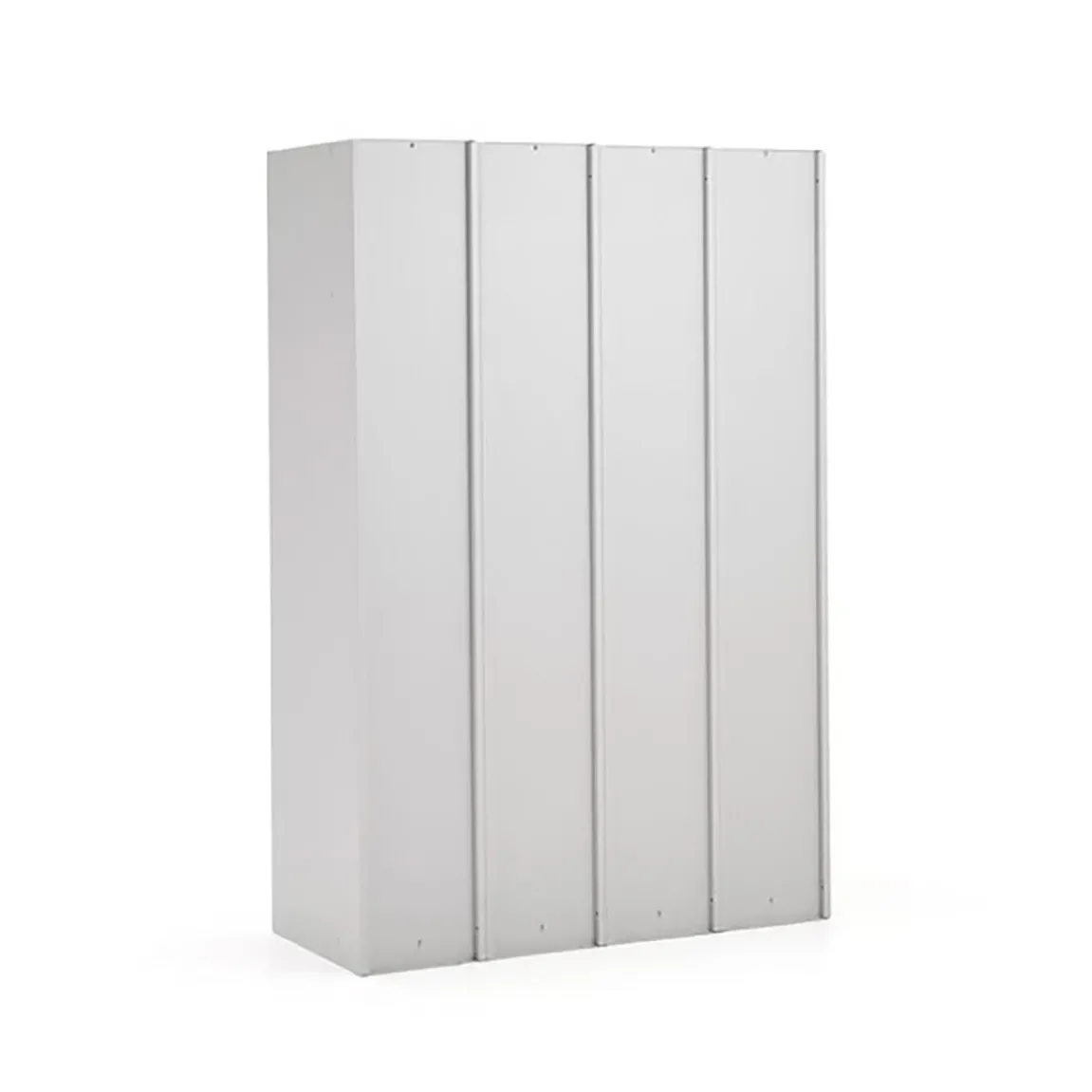 Klädskåp Click 1-dörr x 4 modul Mörkgrå 1800x1200x500mm