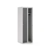 Klädskåp Click 1-dörr x 2 modul Mörkgrå 1800x600x500mm