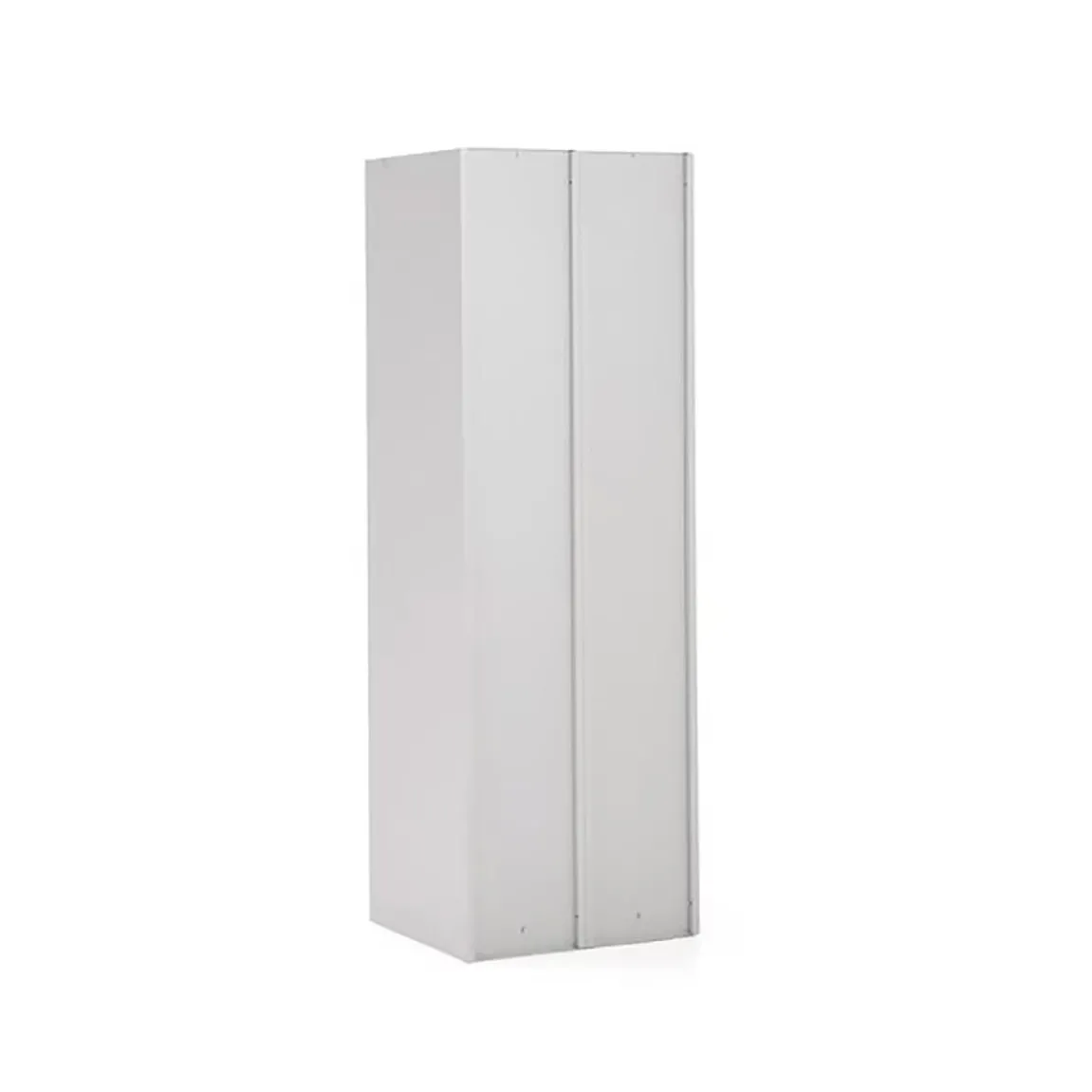 Klädskåp Click 1-dörr x 2 modul Mörkgrå 1800x600x500mm