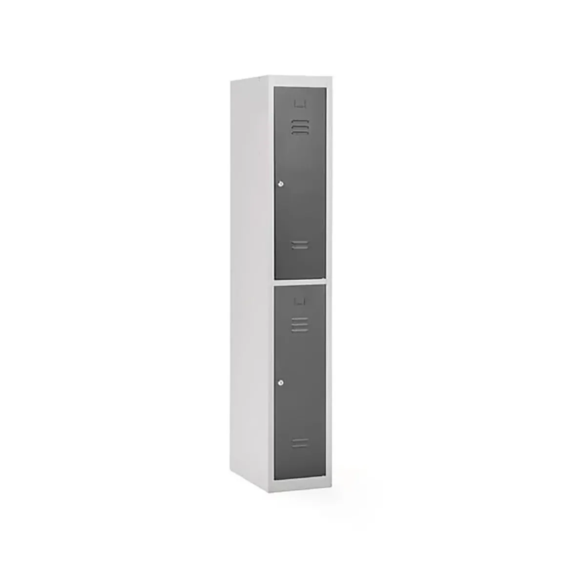 Klädskåp Click 2-dörr x 1 modul Mörkgrå 1800x300x500mm