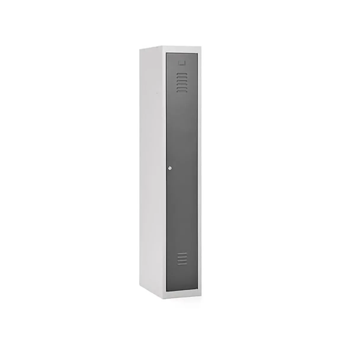 Klädskåp Click 1-dörr x 1 modul Mörkgrå 1800x300x500mm