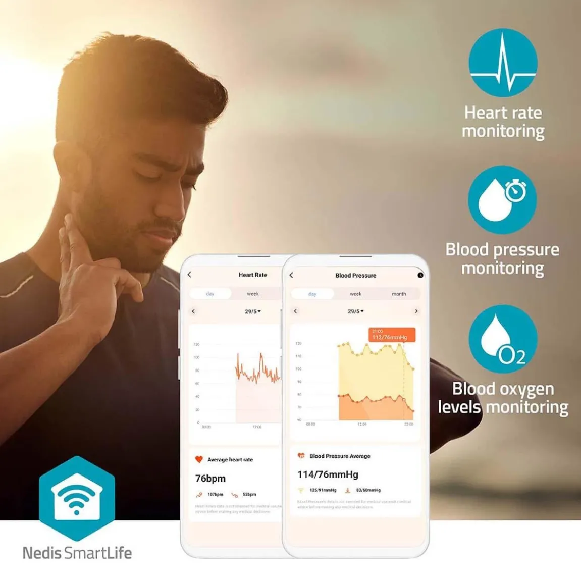 Klocka Nedis SmartLife