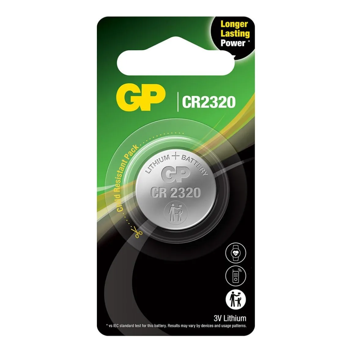 Knappcellsbatteri GP Lithium CR2320 3V