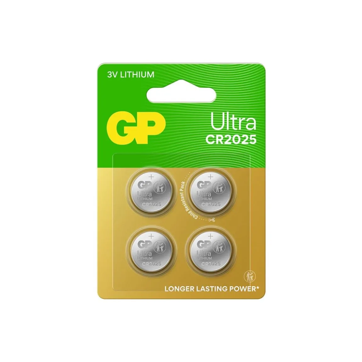 Knappcellsbatteri GP Ultra Lithium CR2025 3V