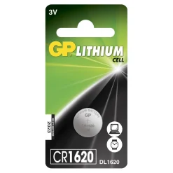 Knappcellsbatteri GP Ultra + Lithium CR1620 3V