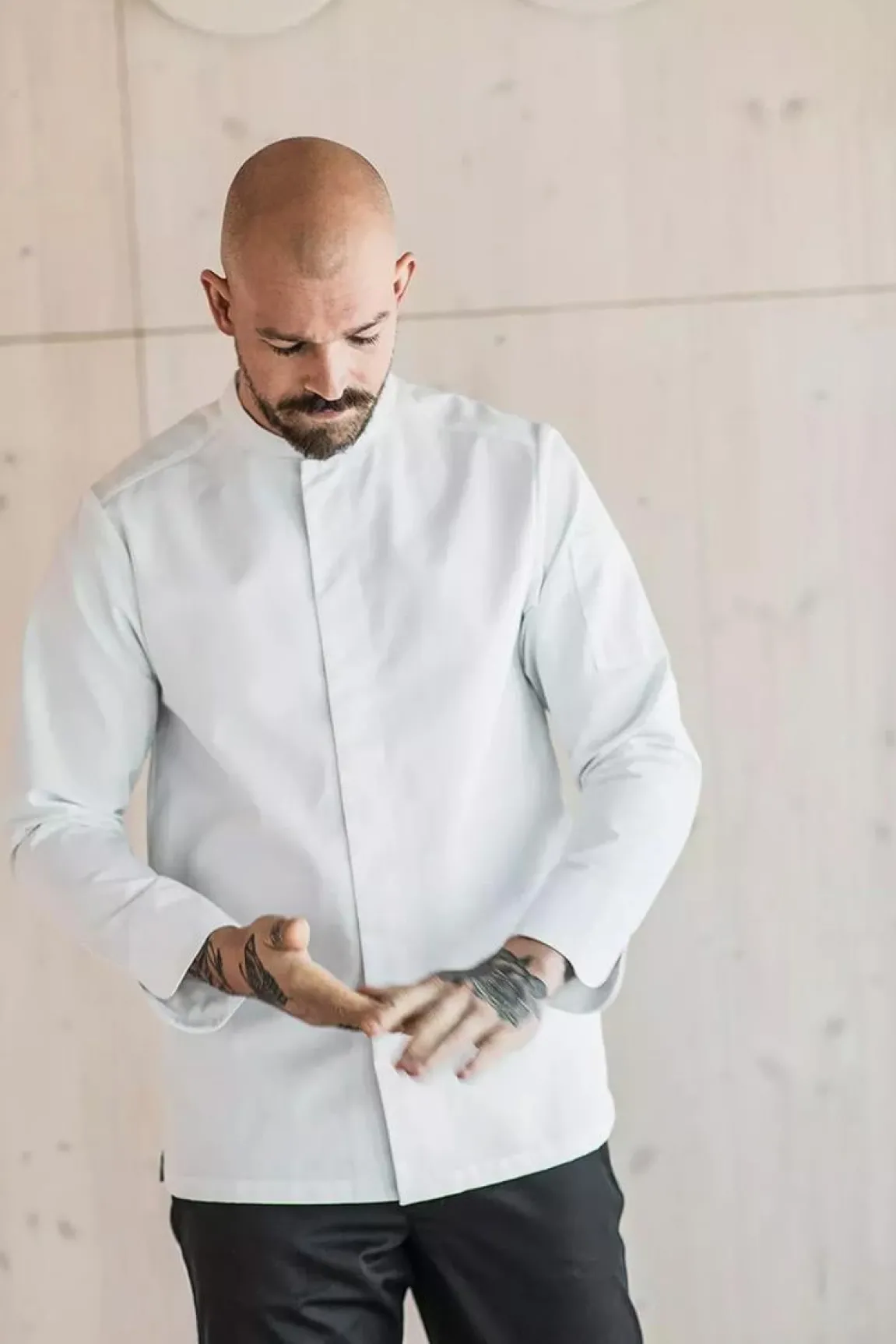Kockskjorta Segers 1099 Unisex Vit XXS