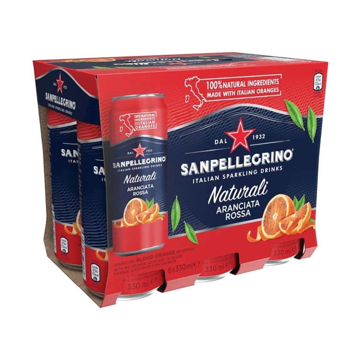 Kolsyrad Dryck San Pellegrino Aranciata Rossa 33cl exkl pant