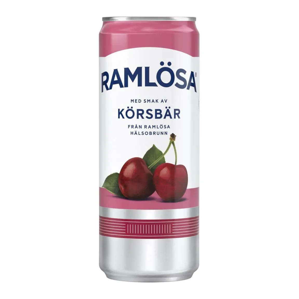 Kolsyrat Vatten Ramlösa Körsbär Burk 33cl exkl pant