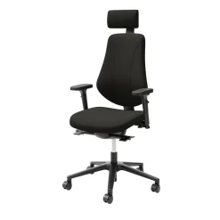 Kontorsstol Lanab Surf High Synkron Svart