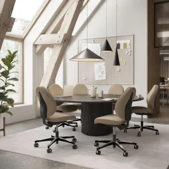 Kontorsstol Malmstolen Active R3 Medium DUX Svart