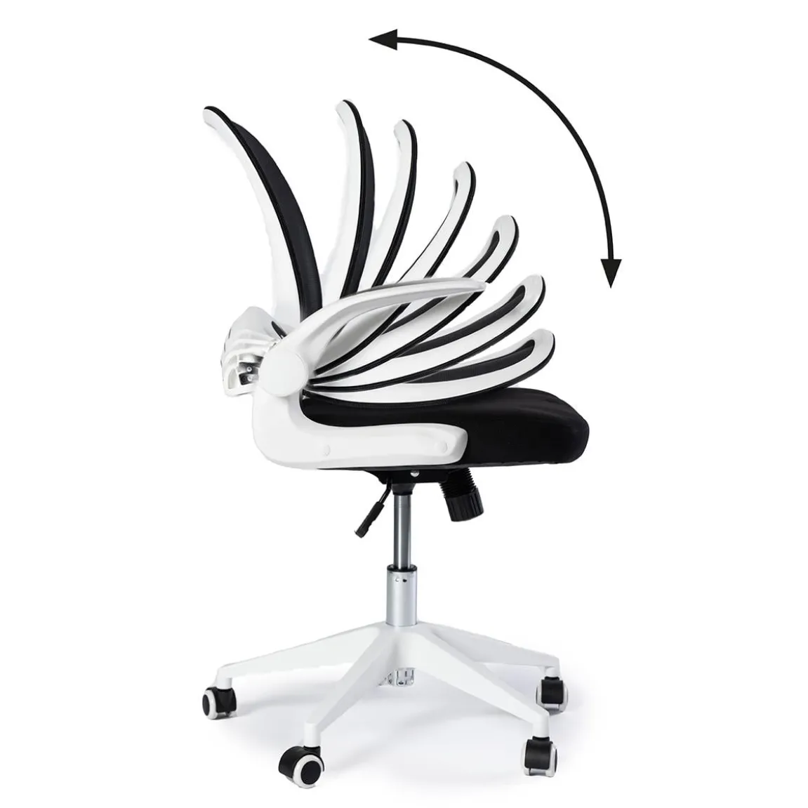 Kontorsstol Sun-Flex Hideaway Chair Svart/vit