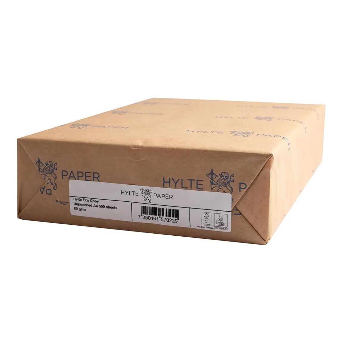 Kopieringspapper Hylte Eco Copy Ohålat A4 80g