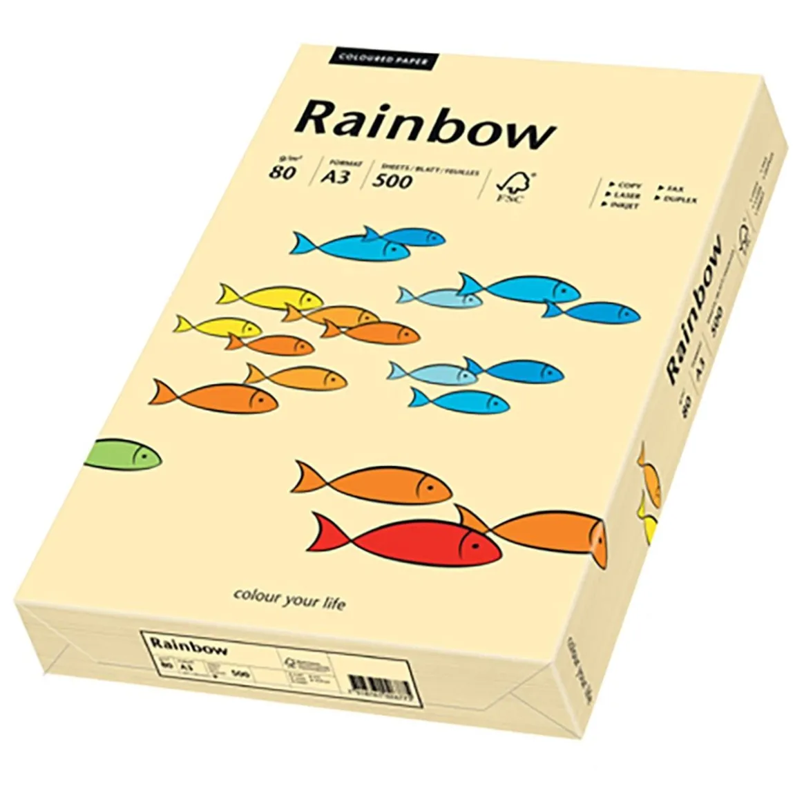 Kopieringspapper Rainbow chamois A4 160g