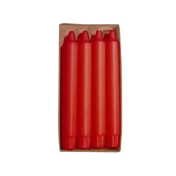 Kronljus Stearin 20cm Röd Ø 2,4cm