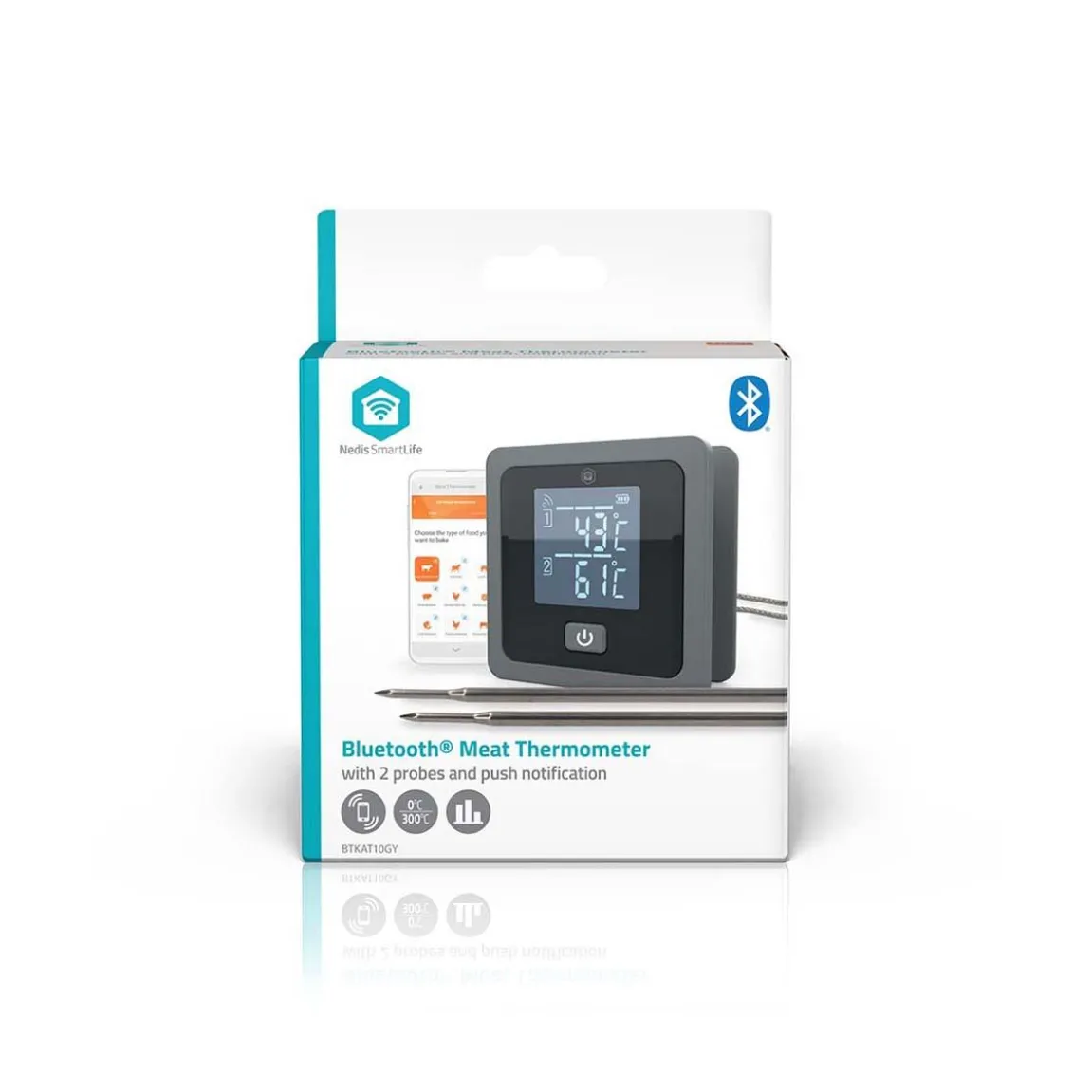 Köttermometer Nedis SmartLife