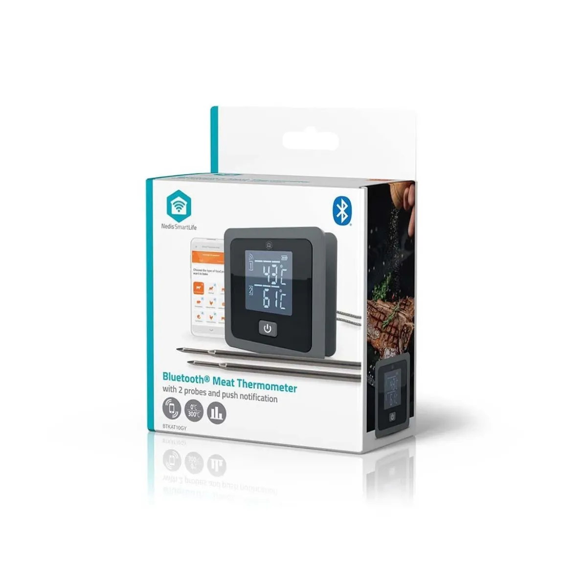 Köttermometer Nedis SmartLife