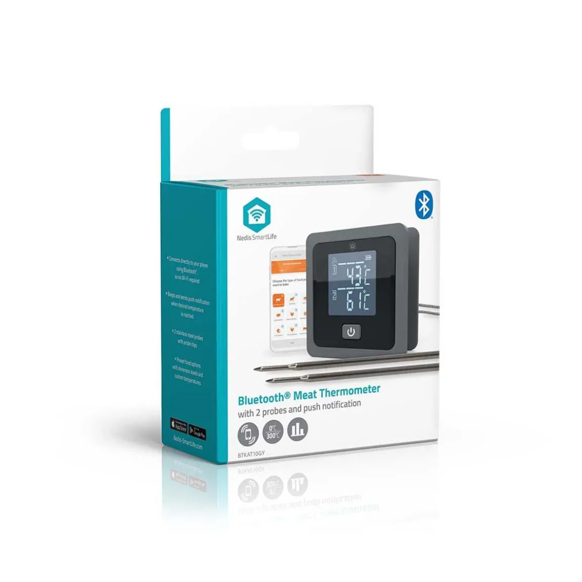 Köttermometer Nedis SmartLife