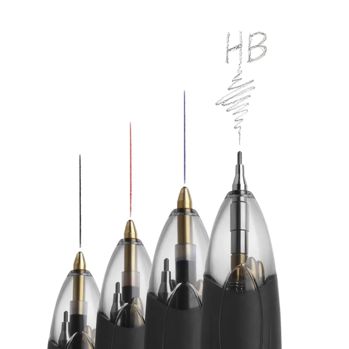 Kulspetspenna Bic 3 bläck+ blyerts