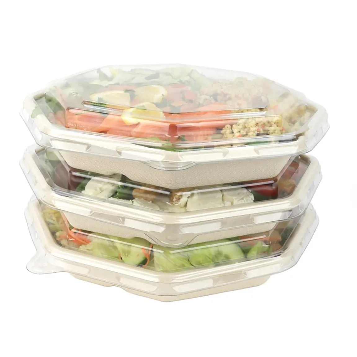 Kupollock Bagasse Octagon 230x230mm