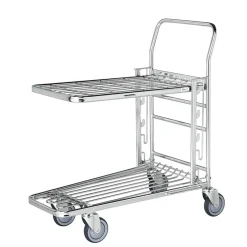 Lagervagn 3-stegs 2 Plan Justerbar Höjd Belastning 100kg