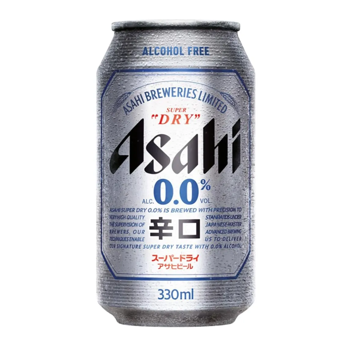 Öl Asahi Super Dry 0% Burk 33cl exkl pant