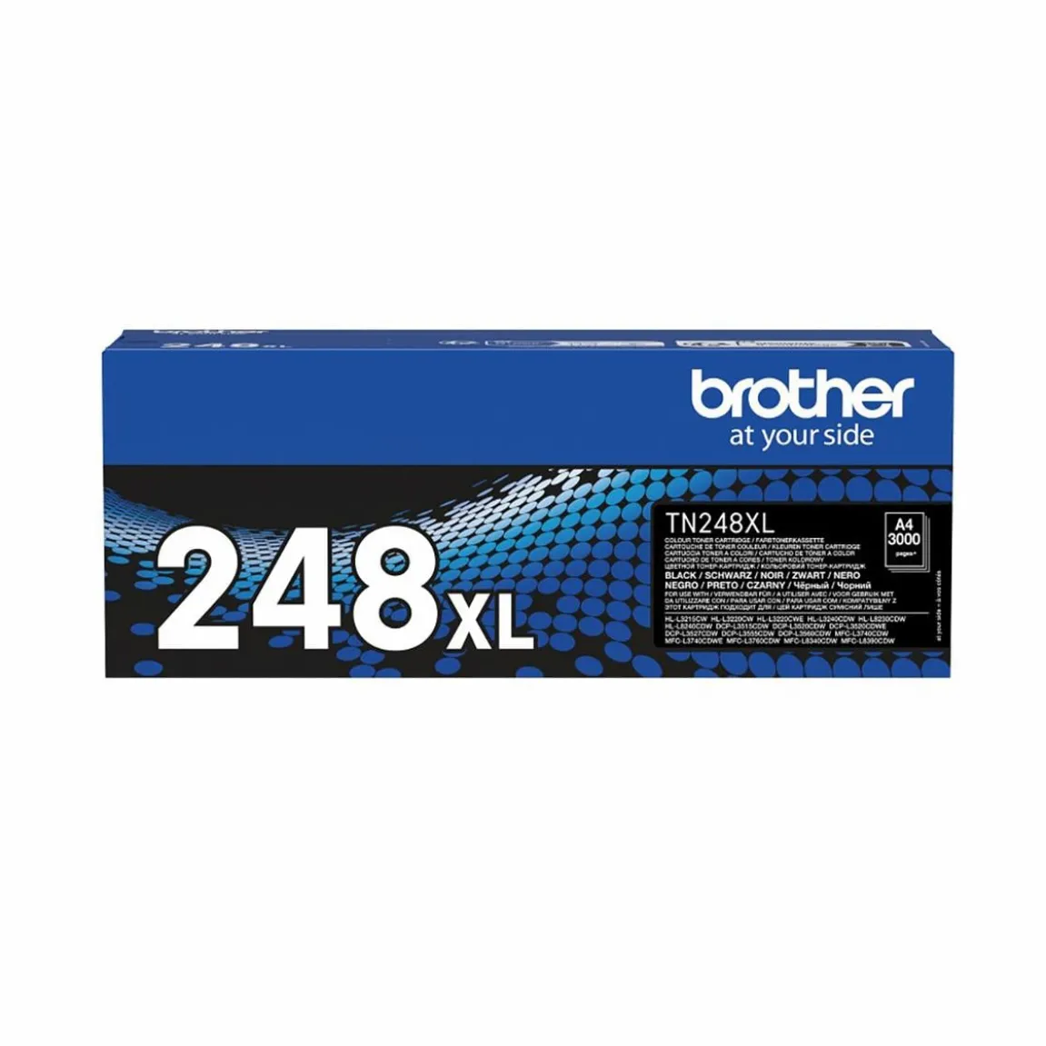 Lasertoner Brother 3000sid TN248XLBK Svart
