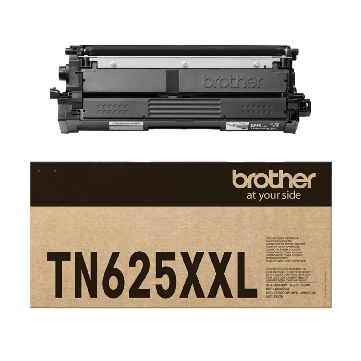Lasertoner Brother 7500sid TN625XXLBK Svart