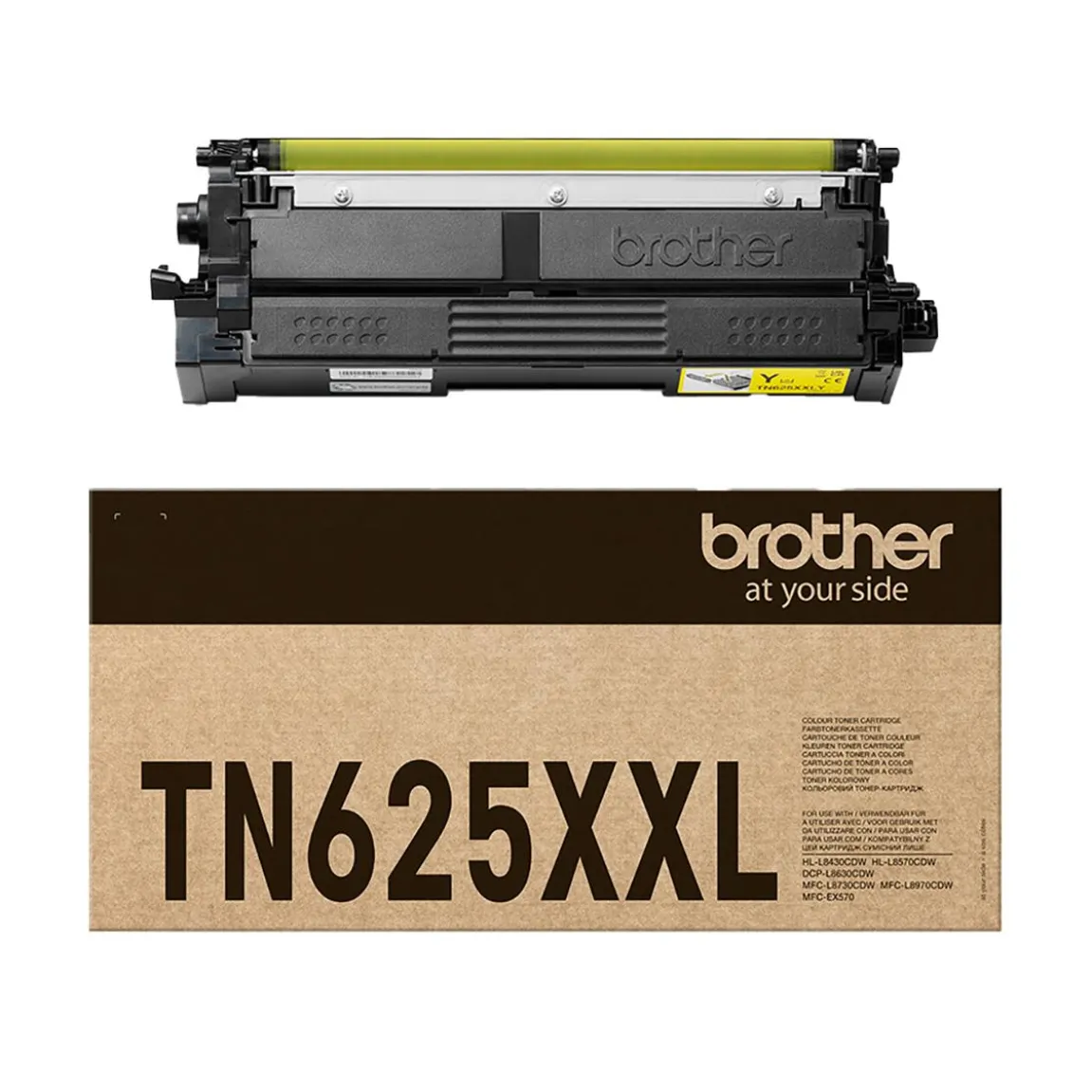 Lasertoner Brother 6500sid TN625XXLY Gul